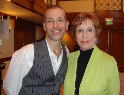 with Carol Burnett, Los Angeles 2010