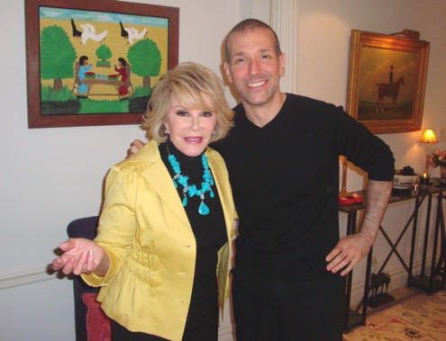 with Joan Rivers, NY 2009