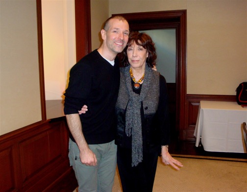 with Lily Tomlin, NY 2009