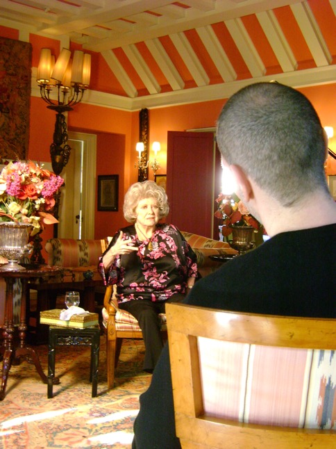 with Phyllis Diller, Los Angeles 2009