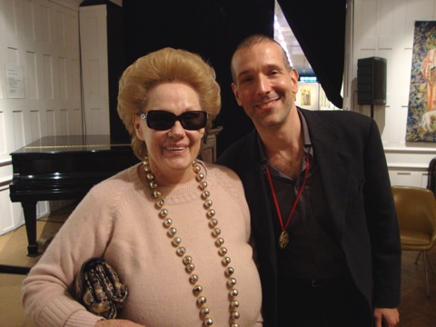 with Tammy Grimes, NY 2009